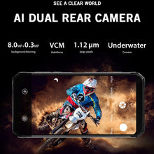 Blackview BV6100 Dual Gorilla 6.88" Screen Smartphone 3GB+16GB Android 9.0 IP68 Waterproof Cellphone 5580mAh NFC Mobile Phone
