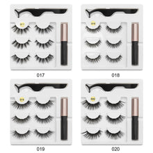 Cils magnétiques Eyeliner cils bigoudi Set5 aimant naturel Long magnétique faux cils avec Eyeliner magnétique sexymouton