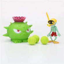 Plants vs Zombies Action Figure Toys For Children Parent-Child Interactive Toy Pea Shooter Red Chilli Birthday Gifts