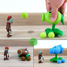 Plants vs Zombies Action Figure Toys For Children Parent-Child Interactive Toy Pea Shooter Red Chilli Birthday Gifts