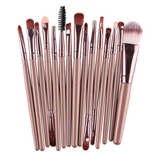 MAANGE Pro 15Pcs Makeup Brushes Set Eye Shadow Foundation Powder Eyeliner Eyelash Lip Make Up Brush Cosmetic Beauty Tool Kit Hot