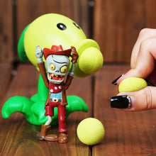 Plants vs Zombies Action Figure Toys For Children Parent-Child Interactive Toy Pea Shooter Red Chilli Birthday Gifts