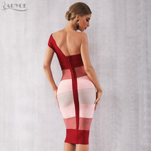 Adyce 2020 Neue Sommer Frauen Verband Kleid Vestidos Sexy Eine Schulter Ärmellose Midi Club Kleid Berühmtheit Abend Party Kleider