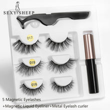 Cils magnétiques Eyeliner cils bigoudi Set5 aimant naturel Long magnétique faux cils avec Eyeliner magnétique sexymouton