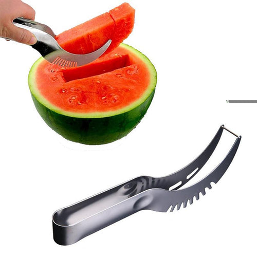 Anguria Corer Slicer Cantalupo Taglierino Coltello da Frutta Affettatrici In Acciaio Inox Frutta Sbucciatore Cucina Strumenti di Cottura