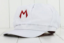 Anime Super Mario Hat Cap Luigi Bros Cosplay Baseball Costume