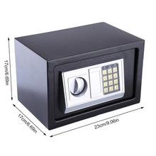 6.4L/8.5L/16L Security Lock Storage Box Digital Safe Storage Box for Home Office Safety Security Box keep Cash Jewelry Documents