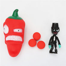 Plants vs Zombies Action Figure Toys For Children Parent-Child Interactive Toy Pea Shooter Red Chilli Birthday Gifts