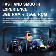 Blackview BV6100 Dual Gorilla 6.88" Screen Smartphone 3GB+16GB Android 9.0 IP68 Waterproof Cellphone 5580mAh NFC Mobile Phone