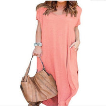 Plus Size 5XL Sexy Women Dress Summer 2020 Solid Casual Short Sleeve Maxi Dress For Women Long Dress Free Shipping Lady Dresses