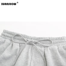 XUANSHOW New Summer Shorts Women Casual Cotton High Waist Female Sportswear Elastic With Belt Short Pants Candy Lady Hot Shorts
