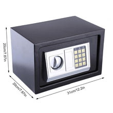 6.4L/8.5L/16L Security Lock Storage Box Digital Safe Storage Box for Home Office Safety Security Box keep Cash Jewelry Documents
