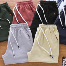 2020 Summer Men's shorts Casual Loose Cropped Trousers Sports Shorts Loose Knit Straight Casual Pants Cotton Short Pants New 4XL