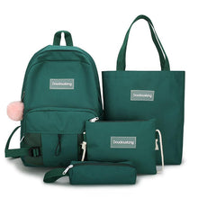 4 Pcs/Set School Bags for Teenage Girls 2020 Waterproof Travel Backpack Women Book bags Student kid Schoolbag Muchila Escolar