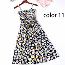 Boho Chic Summer Vintage Floral Print tassel Midi Strap boho Dress Women drawstring Beach rayon bohemian Dresses Vestidos