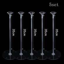 7/10 tube balloon stand birthday balloons arch stick holder wedding decor baloon globos birthday party decorations kids ballon