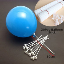 7/10 tube balloon stand birthday balloons arch stick holder wedding decor baloon globos birthday party decorations kids ballon