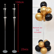 7/10 tube balloon stand birthday balloons arch stick holder wedding decor baloon globos birthday party decorations kids ballon