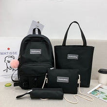 4 Pcs/Set School Bags for Teenage Girls 2020 Waterproof Travel Backpack Women Book bags Student kid Schoolbag Muchila Escolar
