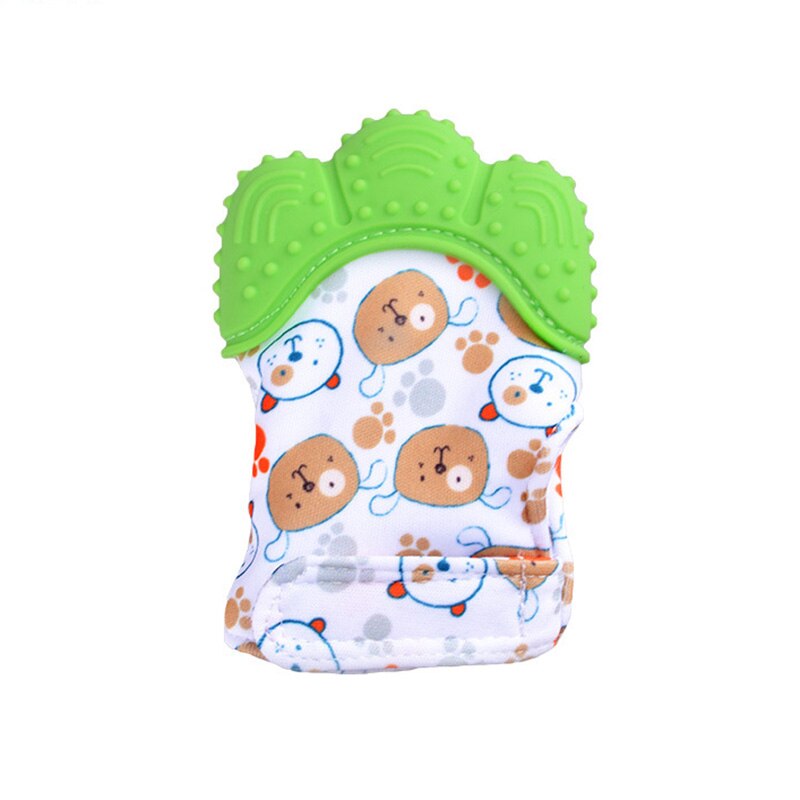 Baby Silicone Teether Mitts Teething Mitten Glove Newborn Chewable Nursing Mittens Teether Natural stop Sucking Thumb Toy