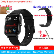 P8 1.4 inch Smart Watch Men Full Touch Smartwatch Fitness Tracker Blood Pressure Fitness Tracker Smart Clock Women Smartwatch.