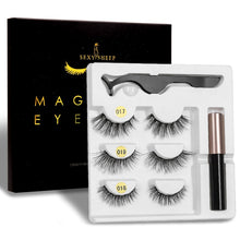 Cils magnétiques Eyeliner cils bigoudi Set5 aimant naturel Long magnétique faux cils avec Eyeliner magnétique sexymouton