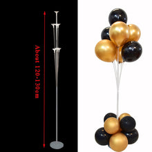 7/10 tube balloon stand birthday balloons arch stick holder wedding decor baloon globos birthday party decorations kids ballon