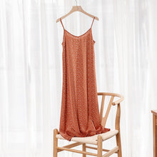 S-4XL Korean Shining Polka Dot Summer Women Dress Spaghetti Strap Boho Leopard Print Maxi Party Vestidos Plus Size M30262
