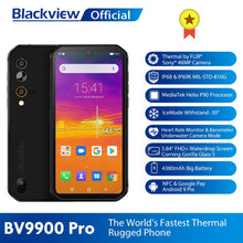 Blackview BV9900 Pro Thermal Camera Mobile Phone Helio P90 Octa Core 8GB+128GB IP68 Rugged Smartphone 48MP Quad Rear Camera