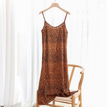 S-4XL Korean Shining Polka Dot Summer Women Dress Spaghetti Strap Boho Leopard Print Maxi Party Vestidos Plus Size M30262