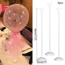 7/10 tube balloon stand birthday balloons arch stick holder wedding decor baloon globos birthday party decorations kids ballon