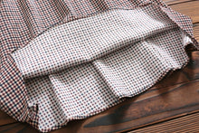 Fashion Plaid Dress Women 2020 Spring Turn-Down Collar Corduroy Long Sleeve Vintage Dresses Retro Ladies Button Dress 7424 50