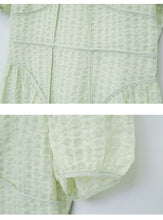 [Purpleflower Holly Leaf Ge Da Beautiful Recommendation] New Dress 22a723 Summer French Gentle Puff Sleeve Dress