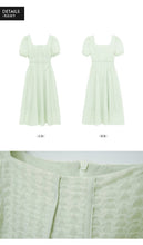 [Purpleflower Holly Leaf Ge Da Beautiful Recommendation] New Dress 22a723 Summer French Gentle Puff Sleeve Dress