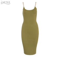 Adyce 2020 Neue Sommer Frauen Bodycon Verband Kleid Sexy Kette Spaghetti Strap Club Kleid Berühmtheit Abend Party Kleider Vestidos