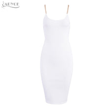 Adyce 2020 Neue Sommer Frauen Bodycon Verband Kleid Sexy Kette Spaghetti Strap Club Kleid Berühmtheit Abend Party Kleider Vestidos