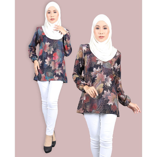 ADILA BLOUSE V1, Muslimah Blouse Basic Blouse cotton Viscose