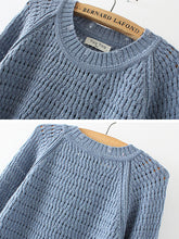 Casual Hollow Sweater