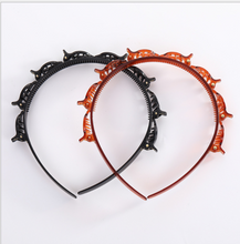 Braided headband small clip bangs fixed artifact hair band