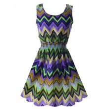 Summer Floral Print Chiffon Dress Casual Women Boho Beach Party Tunic Short Dre