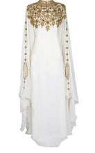 MOROCCAN DUBAI KAFTANS ABAYA DRESS VERY FANCY LONG GOWN MS10199
