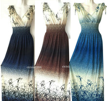 women long maxi summer beach hawaiian Boho evening party sundress dress CHIC #19