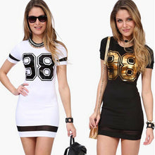 Women Short Sleeve Mini Bodycon Dress Casual Summer Sexy Stretch Bandage Dress