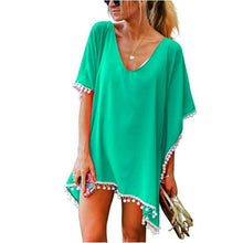 Womens Summer Beach Wear Bikini Cover Up Boho Swimwear Ladies Swing Sun Dress P9