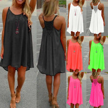 Womens Summer Beach Wear Bikini Cover Up Boho Swimwear Ladies Swing Sun Dress P9