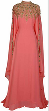 MOROCCAN DUBAI KAFTANS ABAYA DRESS VERY FANCY LONG GOWN MS10199