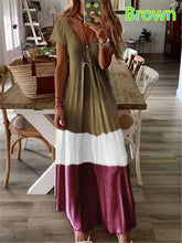 Women Boho Long Maxi Dress Cocktail Party Evening Summer A Line Beach Sundress