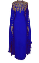 MOROCCAN DUBAI KAFTANS ABAYA DRESS VERY FANCY LONG GOWN MS10199